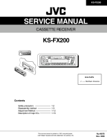 JVC KSFX-200-Service-Manual 